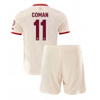 Dres Bayern Munich Kingsley Coman #11 Tretina pre deti 2024-25 Krátky Rukáv (+ trenírky)